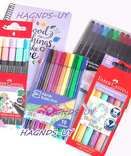 Kit Completo De Lettering Punta Pincel Plantillas E 4 1