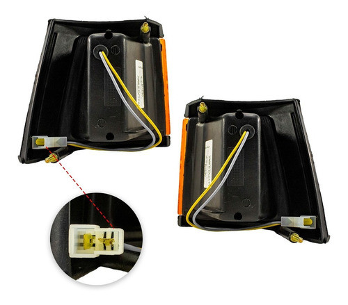 Kit (2) Faro Del Fiat 147 Spazio Ambar 1