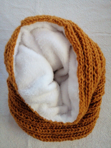 Cuello Tejido Forrado Con Polar 0