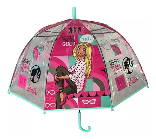Paraguas Infantiles De Barbie 100% Originales Wabro 1 Paraguas Infantiles De Barbie 100% Originales Wabro 1