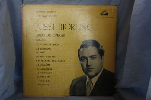 Jussi Bjorling Arias De Operas Vinilo Lp Discos Angel 0