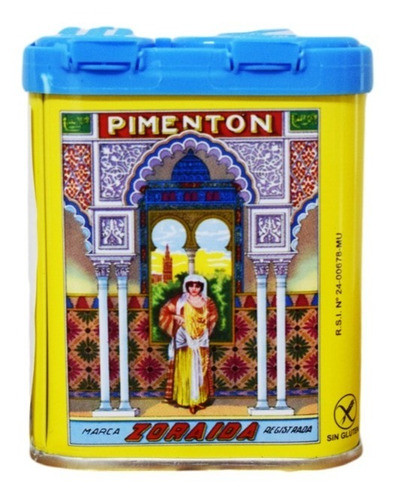 Pimenton Molido Picante Zoraida 75 Gr Condimento España 0