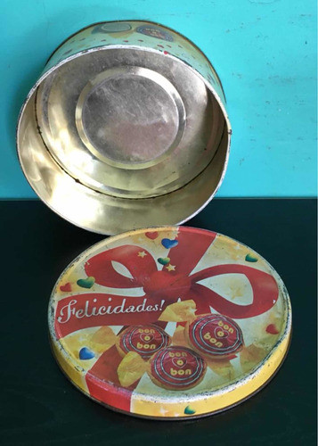 Lata Bon O Bon - Redonda - Felicidades - Unica !!!! 0