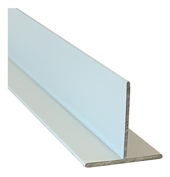 Perfil De Aluminio T 25x25 Mm Blanco X 6 Metros 0