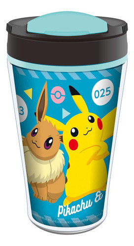 Vaso Termico Pokemon Pikachu & Eevee Pokemon Lets Go 0