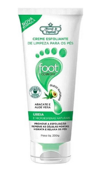 Creme Esfoliante De Limpeza Para Os Pés Flores E Vegetais 0