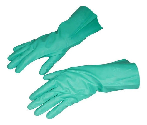 Guante Acrilo Nitrilo Verde Apto Para Hidrocarburo Talle 7 1
