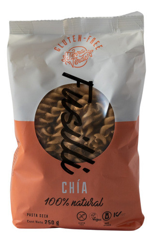 Fusilli De Chia Terra Verde 250 Grs. 0