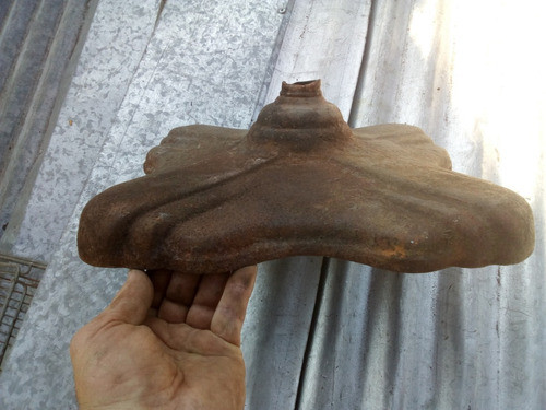 Antiguo Pie De Fundicion Tipo Art Deco Ex-ventilador - Es Pe 1