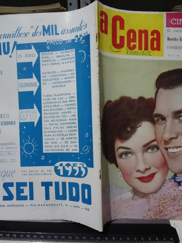 Revista A Cena Muda Nº 3 1953 Kathryn Grayson  Howard Kell 1