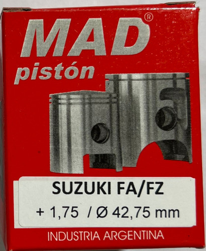 Kit Pistón Suzuki Fa/fz 50 Mad +1.75 - 42,75 Mm 1