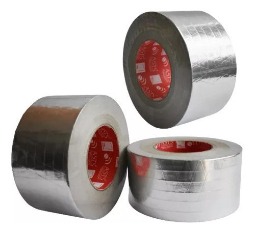 Pack X3 Cinta Aluminio Reforzada Tramada 75mmx50m 90mic 1