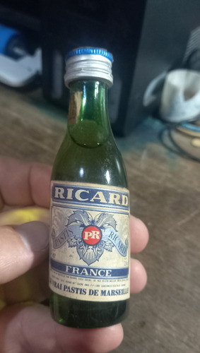 Botellita Antigua Miniatura Ricard 2,8cl France 0