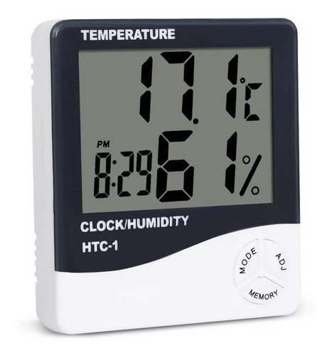 Reloj Con Alarma, Medidor Temperatura, Humedad 1
