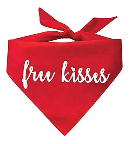 Bandana Para Perro De Besos Gratis (colores Surtidos) 0