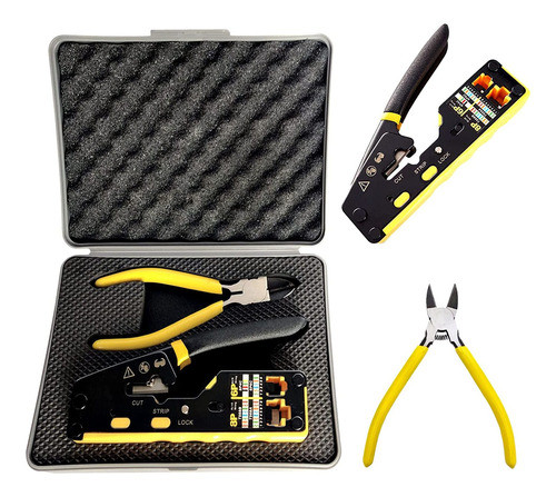 Zoerax Alicate Crimpar Conector Cat6 Ez Crimp Rj45 Rj12 0