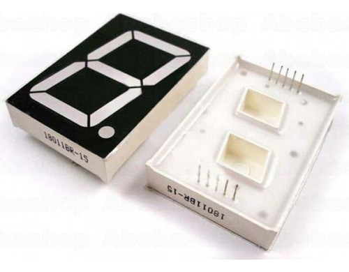 Pack 40x Display Led 7 Segmentos Ac Rojo 1.8 Pulgadas 0
