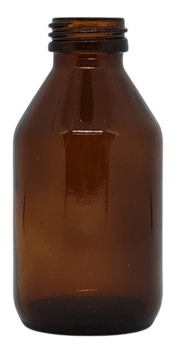 100 Botellas Jarabe 125ml Vidrio Ambar Gatillo Transparente 1