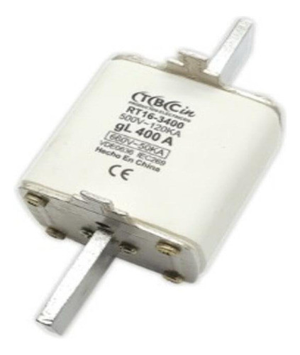 Fusible Nh (acr) Ultra Rapido - Tamaño 03 400a Tbcin 0