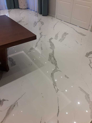 Spl Porcelanato Marmol Calacata White Pulido 160x80 1ra Cal 1