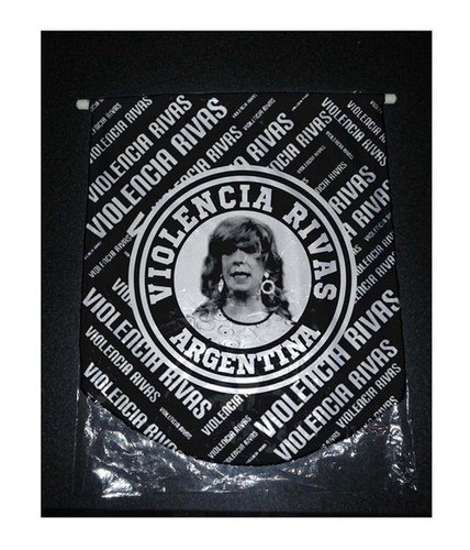 Banderin De Paño 36cm Violencia Rivas 0