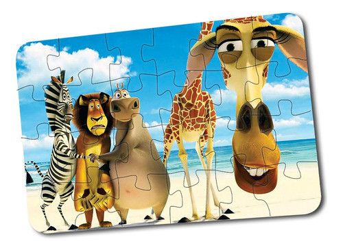 Rompecabezas De Madera - 24 Piezas - Dibujos Animados 1