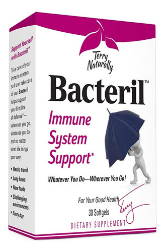Terry Naturally I Bacteril I Immune Support I 75mg I 60 Caps 0