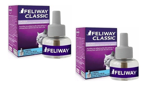 2 Feliway Classic Refil 48ml - Promoção - Envio Imediato 0