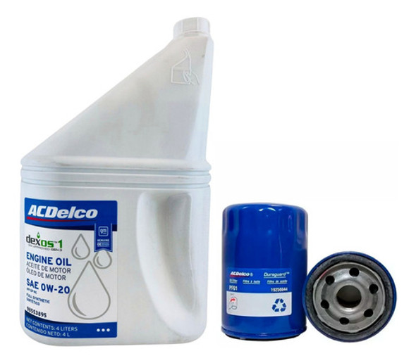 Kit Filtro Original + Aceite 0w20 Chevrolet Cruze 1.4 2021 0