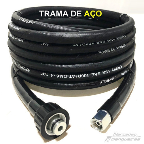 5 Metros Mangueira T.aço Lavadora Wap Ousada / Atacama Smart 0