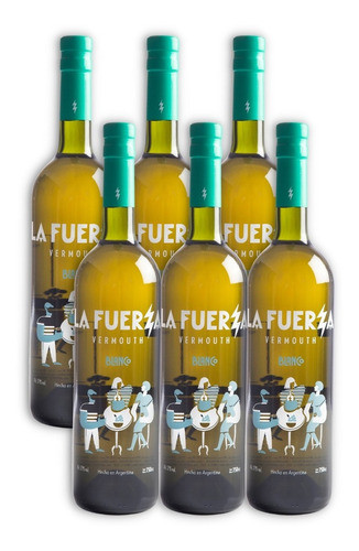 La Fuerza Vermouth De Los Andes Blanco Caja X6u 750ml 0