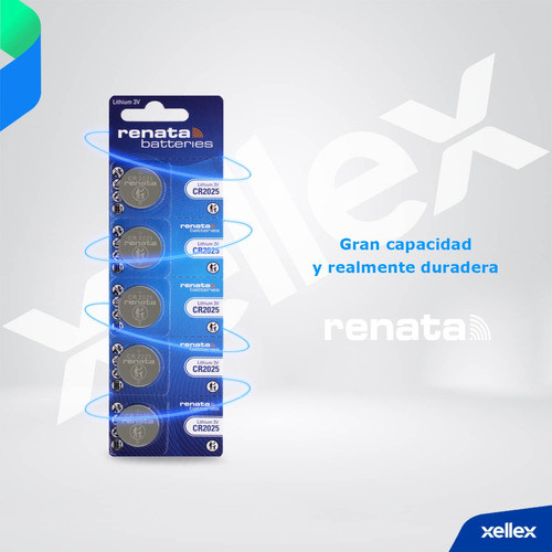 Pilas Boton Cr2025 Renata 2025 Pack X 30 Unidades 1