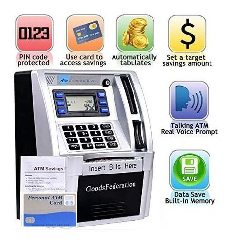 Alcancia, Cajero Automatico, Caja De Seguridad P/ahorro - 03 1