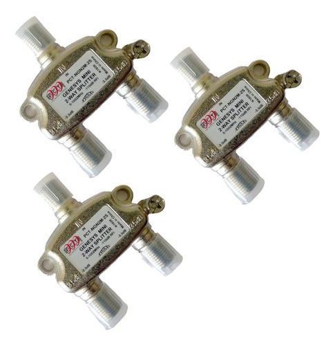 Splitter Divisor 2 Vias 1002mhz 3.5db Tv Video Cable Pct X3 0