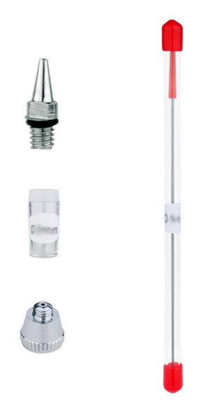 Set De Conversión Para Aerógrafos 0,3 Aguja Nozzle Cabezal 0