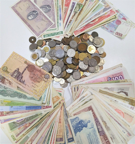 Lote Sorpresa #3 25+ Billetes + Monedas Conmemorativas 0