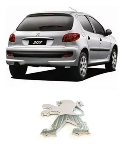 Emblema Tampa Traseira 207 Peugeot 206 2010 2011 2012 0
