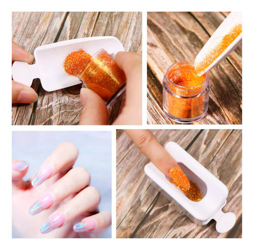Recipiente Coletor De Glitter Anti Desperdício Decoração 1
