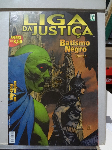 2 Gibis Hq Liga Da Justiça Batismo Negro Mini Serie Completa / Argumento: Ruben Diaz, Sean Smith Desenho: Jesus Saiz 0