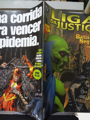 2 Gibis Hq Liga Da Justiça Batismo Negro Mini Serie Completa / Argumento: Ruben Diaz, Sean Smith Desenho: Jesus Saiz 1
