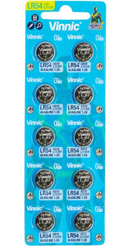 50 X Pilas Vinnic L1131f Lr54 Ag10 189  Lr1130 San Martin 0