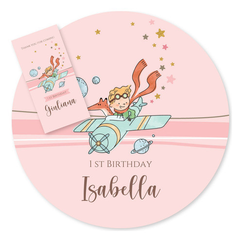 Kit Imprimible El Principito Little Prince Rosa Tukit 0