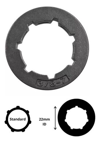 Anillo Para Motosierras Stihl Husq Chinas 7 Dtes 3/8 Std 1