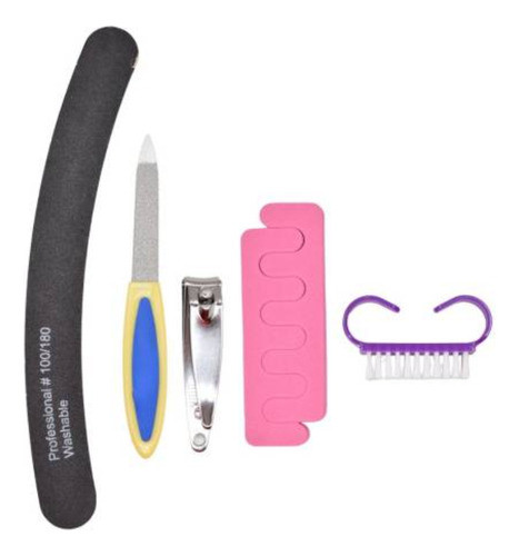 Set Completo De Manicura Y Pedicura 6 Piezas 0