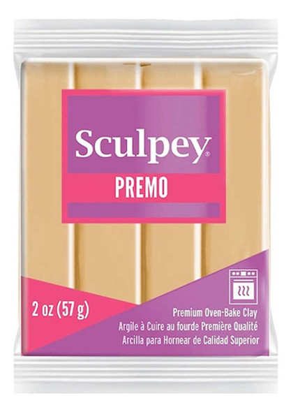 Sculpey Premo Polymer Oven-bake Clay, Ecru, Non Toxic, 2 Oz. 0