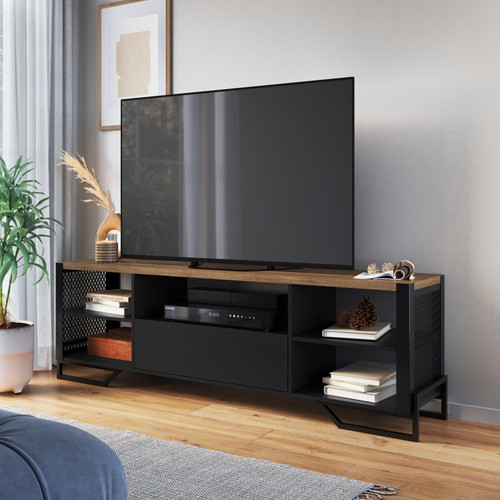 Rack Para Tv Ate 60 Polegadas Estilo Industrial 180cm Cbwt 0