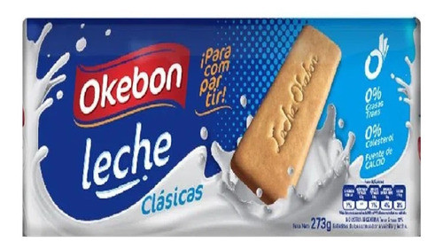 Galletitas Okebon Clasicas En Caja De 18 Paquetes X 273grs 0