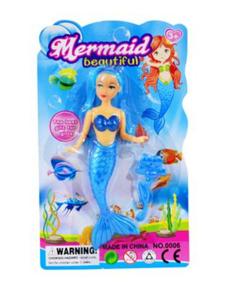 Muñeca Sirena Con Accesorio En Blister 12x21cm - 50515 0
