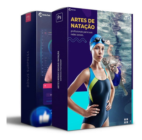 Pack 70 Artes Natação Editável Photoshop Psd 0