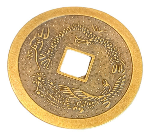 Monedas Feng Shui Atrae Suerte 4,5 Cm Pack Por 10 Unidades 0